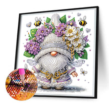 Load image into Gallery viewer, Diamond Painting - Partial Special Shaped - Flower cluster gnome (30*30CM)
