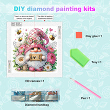 Load image into Gallery viewer, Diamond Painting - Partial Special Shaped - Flower cluster gnome (30*30CM)