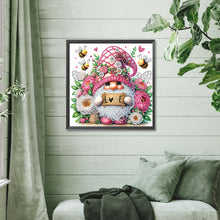 Load image into Gallery viewer, Diamond Painting - Partial Special Shaped - Flower cluster gnome (30*30CM)
