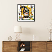 Load image into Gallery viewer, Diamond Painting - Partial Special Shaped - Flower cluster gnome (30*30CM)