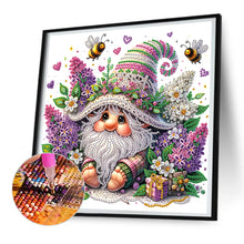Load image into Gallery viewer, Diamond Painting - Partial Special Shaped - Flower cluster gnome (30*30CM)