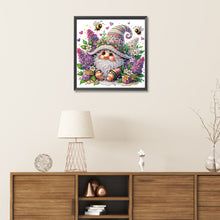 Load image into Gallery viewer, Diamond Painting - Partial Special Shaped - Flower cluster gnome (30*30CM)