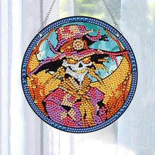 Load image into Gallery viewer, Halloween Special Shape Pumpkin Diamond Painting Hanging Pendant for Wall Window