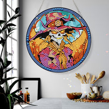 Load image into Gallery viewer, Halloween Special Shape Pumpkin Diamond Painting Hanging Pendant for Wall Window