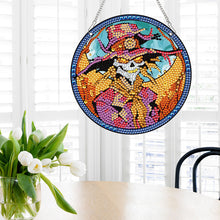 Load image into Gallery viewer, Halloween Special Shape Pumpkin Diamond Painting Hanging Pendant for Wall Window