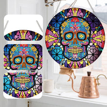 Load image into Gallery viewer, Halloween Special Shape Pumpkin Diamond Painting Hanging Pendant for Wall Window