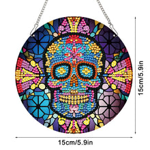 Load image into Gallery viewer, Halloween Special Shape Pumpkin Diamond Painting Hanging Pendant for Wall Window