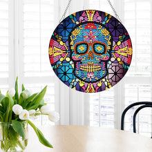 Load image into Gallery viewer, Halloween Special Shape Pumpkin Diamond Painting Hanging Pendant for Wall Window
