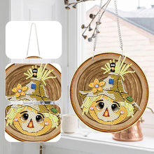 Load image into Gallery viewer, Halloween Special Shape Pumpkin Diamond Painting Hanging Pendant for Wall Window
