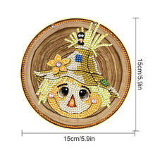 Load image into Gallery viewer, Halloween Special Shape Pumpkin Diamond Painting Hanging Pendant for Wall Window