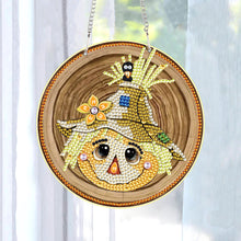 Load image into Gallery viewer, Halloween Special Shape Pumpkin Diamond Painting Hanging Pendant for Wall Window