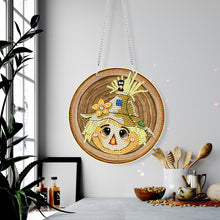 Load image into Gallery viewer, Halloween Special Shape Pumpkin Diamond Painting Hanging Pendant for Wall Window