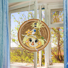 Load image into Gallery viewer, Halloween Special Shape Pumpkin Diamond Painting Hanging Pendant for Wall Window