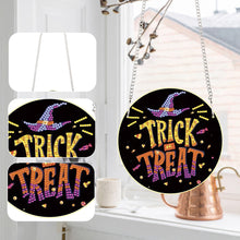 Load image into Gallery viewer, Halloween Special Shape Pumpkin Diamond Painting Hanging Pendant for Wall Window