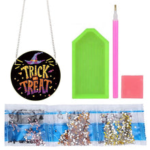 Load image into Gallery viewer, Halloween Special Shape Pumpkin Diamond Painting Hanging Pendant for Wall Window