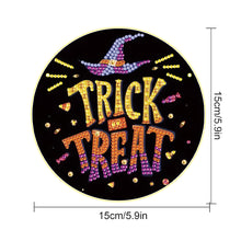 Load image into Gallery viewer, Halloween Special Shape Pumpkin Diamond Painting Hanging Pendant for Wall Window