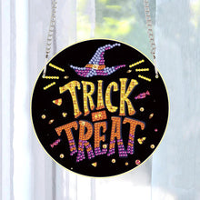 Load image into Gallery viewer, Halloween Special Shape Pumpkin Diamond Painting Hanging Pendant for Wall Window