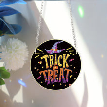 Load image into Gallery viewer, Halloween Special Shape Pumpkin Diamond Painting Hanging Pendant for Wall Window