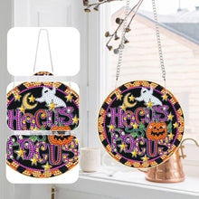 Load image into Gallery viewer, Halloween Special Shape Pumpkin Diamond Painting Hanging Pendant for Wall Window