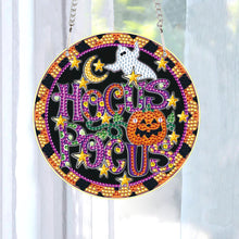 Load image into Gallery viewer, Halloween Special Shape Pumpkin Diamond Painting Hanging Pendant for Wall Window