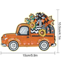 Load image into Gallery viewer, Halloween Special Shape Pumpkin Diamond Painting Hanging Pendant for Wall Window