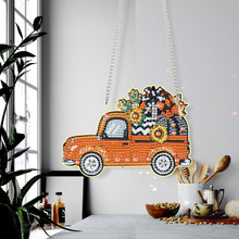 Load image into Gallery viewer, Halloween Special Shape Pumpkin Diamond Painting Hanging Pendant for Wall Window
