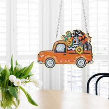 Load image into Gallery viewer, Halloween Special Shape Pumpkin Diamond Painting Hanging Pendant for Wall Window