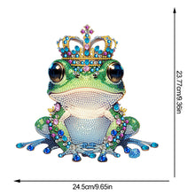 Load image into Gallery viewer, Acrylic Frog Prince Diamond Painting Desktop Ornaments Bedroom Table Decor