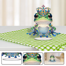 Load image into Gallery viewer, Acrylic Frog Prince Diamond Painting Desktop Ornaments Bedroom Table Decor