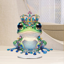 Load image into Gallery viewer, Acrylic Frog Prince Diamond Painting Desktop Ornaments Bedroom Table Decor