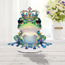 Load image into Gallery viewer, Acrylic Frog Prince Diamond Painting Desktop Ornaments Bedroom Table Decor