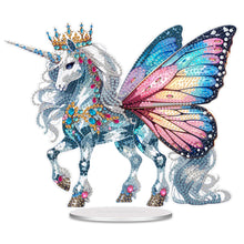 Load image into Gallery viewer, Acrylic Butterfly Horse Diamond Painting Desktop Ornaments Bedroom Table Decor