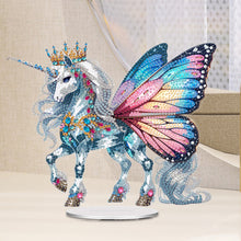 Load image into Gallery viewer, Acrylic Butterfly Horse Diamond Painting Desktop Ornaments Bedroom Table Decor