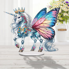 Load image into Gallery viewer, Acrylic Butterfly Horse Diamond Painting Desktop Ornaments Bedroom Table Decor