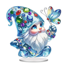 Load image into Gallery viewer, Acrylic Gnome Butterfly Diamond Painting Desktop Ornaments Bedroom Table Decor