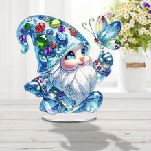 Load image into Gallery viewer, Acrylic Gnome Butterfly Diamond Painting Desktop Ornaments Bedroom Table Decor