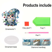 Load image into Gallery viewer, Acrylic Gem Lily Diamond Painting Desktop Ornaments Bedroom Table Decor