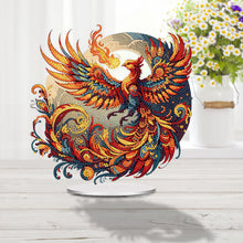 Load image into Gallery viewer, Acrylic Phoenix Diamond Painting Desktop Ornaments Bedroom Table Decor