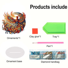 Load image into Gallery viewer, Acrylic Phoenix Diamond Painting Desktop Ornaments Bedroom Table Decor