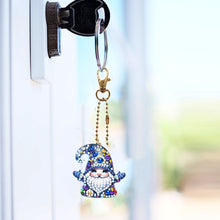 Load image into Gallery viewer, 6Pcs Double Sided Cartoon Diamond Painting Art Keychain Pendant DIY Crafts Decor