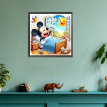 Load image into Gallery viewer, Diamond Painting - Full Round - Mickey just got up (30*30CM)