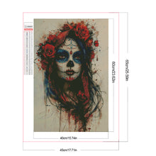 Load image into Gallery viewer, Diamond Painting - Full Square - Red skeleton girl (40*60CM)