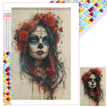 Load image into Gallery viewer, Diamond Painting - Full Square - Red skeleton girl (40*60CM)