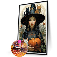 Load image into Gallery viewer, Diamond Painting - Full Square - Halloween witch (40*60CM)
