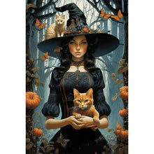 Load image into Gallery viewer, Diamond Painting - Full Square - Halloween witch (40*60CM)