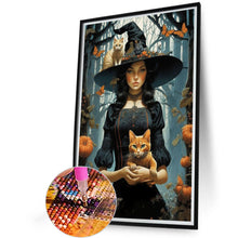 Load image into Gallery viewer, Diamond Painting - Full Square - Halloween witch (40*60CM)