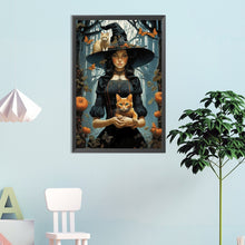 Load image into Gallery viewer, Diamond Painting - Full Square - Halloween witch (40*60CM)