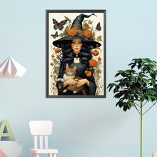 Load image into Gallery viewer, Diamond Painting - Full Square - Halloween witch (40*60CM)