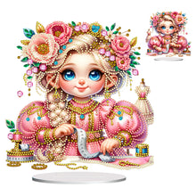 Load image into Gallery viewer, PVC Special Shaped Sewing Machine Girl Desktop Diamond Art Kits Bedroom Decor