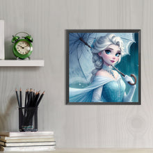 Load image into Gallery viewer, AB Diamond Painting - Full Round - Elsa holding an umbrella (40*40CM)